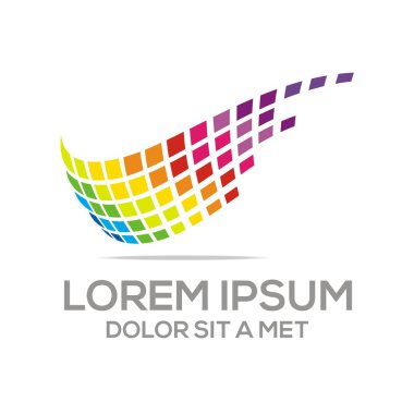 wings abstract logo business development vector