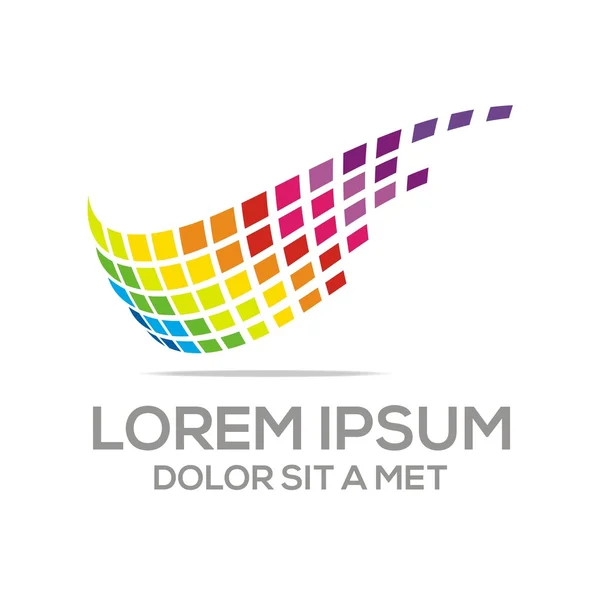 wings abstract logo business development vector