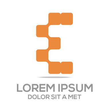 Logo alfabe numara vektör iş