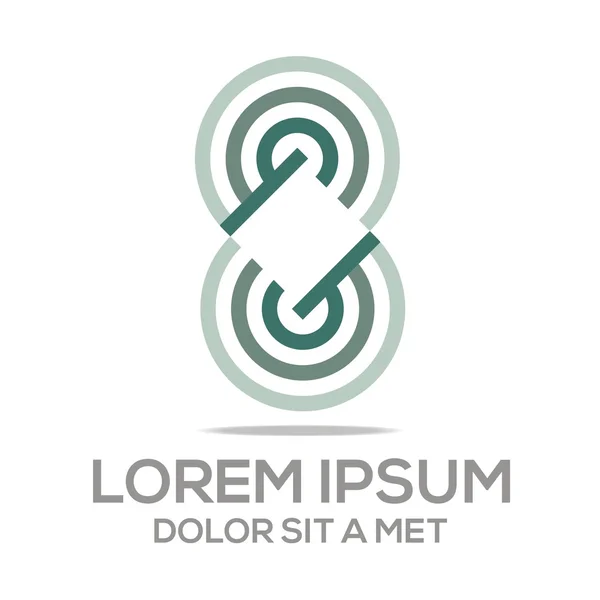 Abstract Logo Symbol Element Logo Template Business Vector — Stock Vector