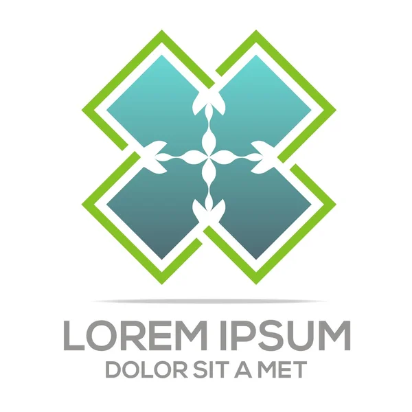 Symbol písmeno X Logo Design Element — Stockový vektor