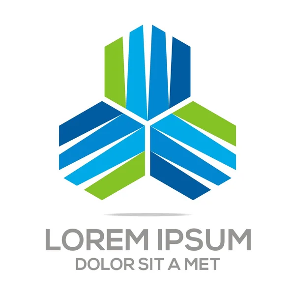 Logoen til Business Creative Star Emblem Design Icon Solution – stockvektor