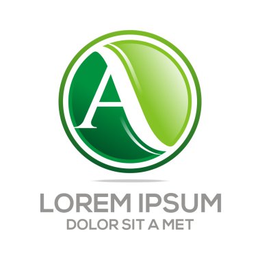 Logo harf A simge kavramı iş alfabesi