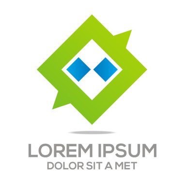 Logo Talk vektör kutusu sohbet iletişim bağlantı stilize
