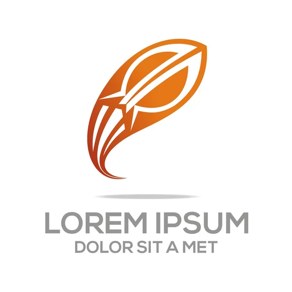 Logo Design astratto Icona Idea Illustrazione — Vettoriale Stock