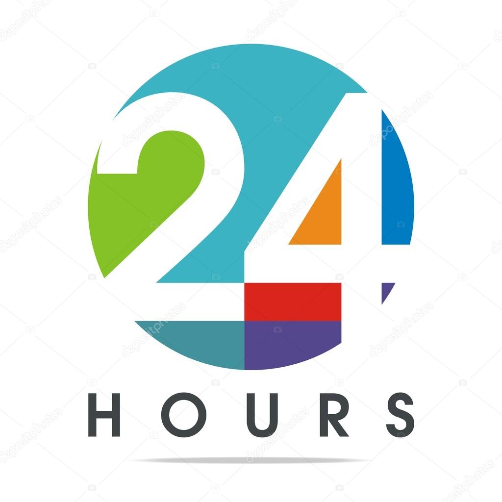 24-hour Business Logo Client Vector Design