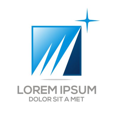 Logo soyut öğe simge vektör