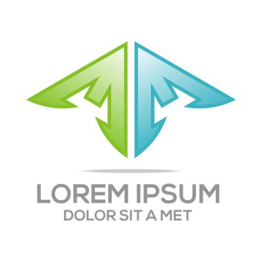 Logo abstract symbol element template business vector