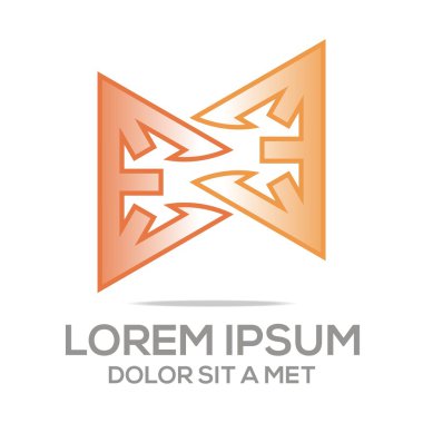 Logo abstract symbol element template business vector