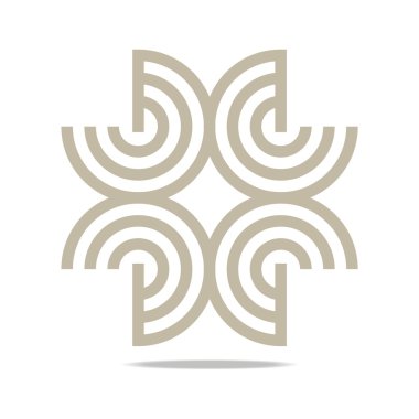 Logo Abstract Infinity Corporation Concept