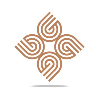 Logo Abstract Infinity Corporation Concept