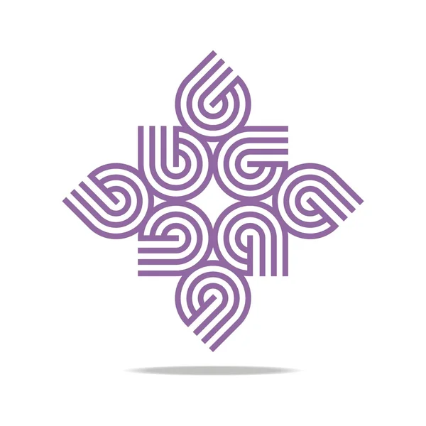 Logo Abstract Infinity Corporation Concept — Stock vektor