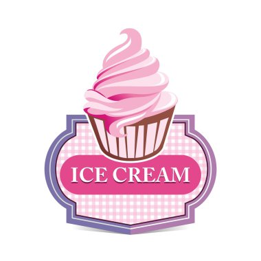 Logo Ice Cream Sandwich içki güzel lolipop pembe çocuklar