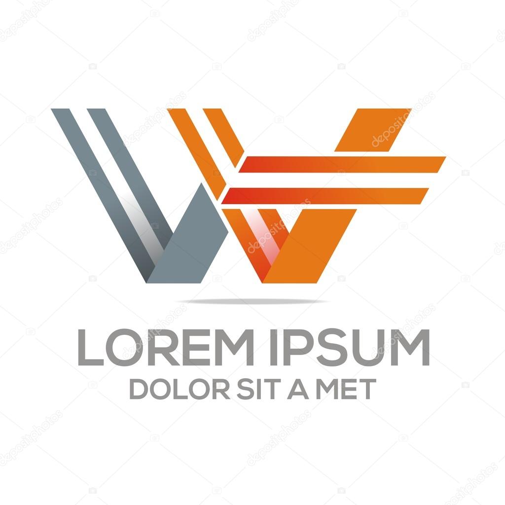 Abstract, accounting, advertising, agency, application, background, brand, business, letter, logo, object, symbol, vector, creative, alphabet, w
