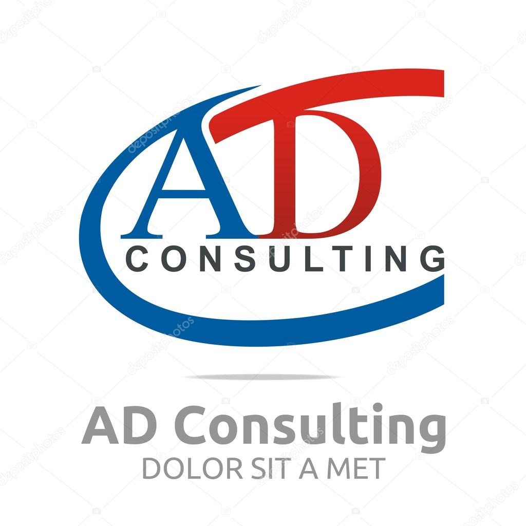 Alphabet, letter, ad, font, character, initial, capital, symbol, element, elegant, design, sign, shape, logotype, abstract,  AD consulting,