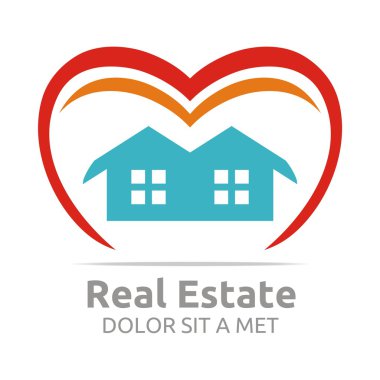 Logo Real Estate Apartment Design Developer Vector