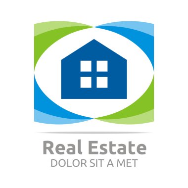 Logo Real Estate Apartment Design Developer Vector