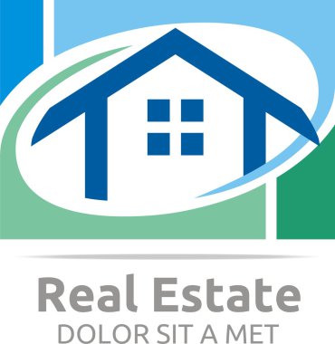 Logo Real Estate Apartment Design Developer Vector