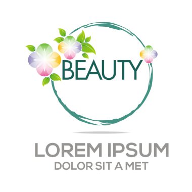 Logo Abstract Beauty Flower