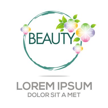 Logo Abstract Beauty Flower