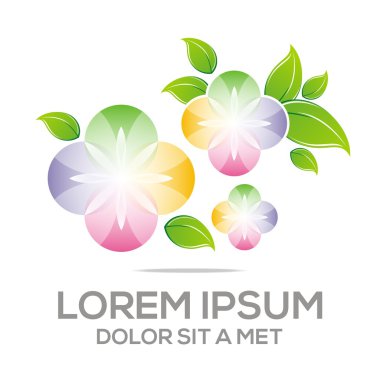 Logo Abstract Beauty Flower