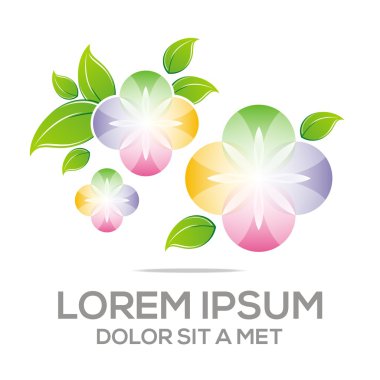 Logo Abstract Beauty Flower
