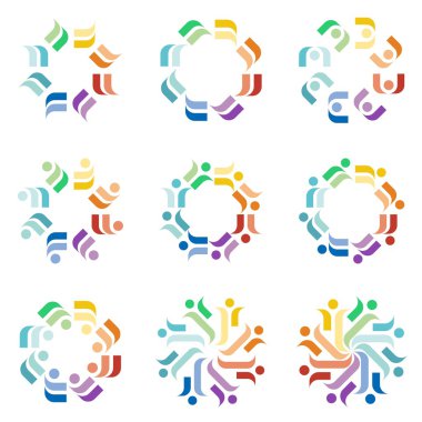 Soyut Vektör Tasarımı Grafik Logosu Fikri