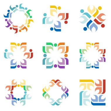 Soyut Vektör Tasarımı Grafik Logosu Fikri