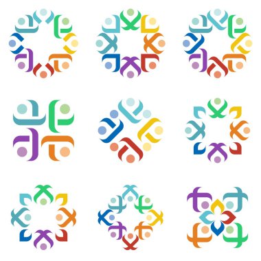 Soyut Vektör Tasarımı Grafik Logosu Fikri