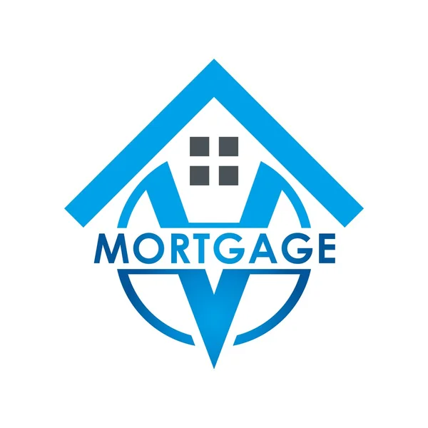 Real estate mortgage home construction company vector — 图库矢量图片