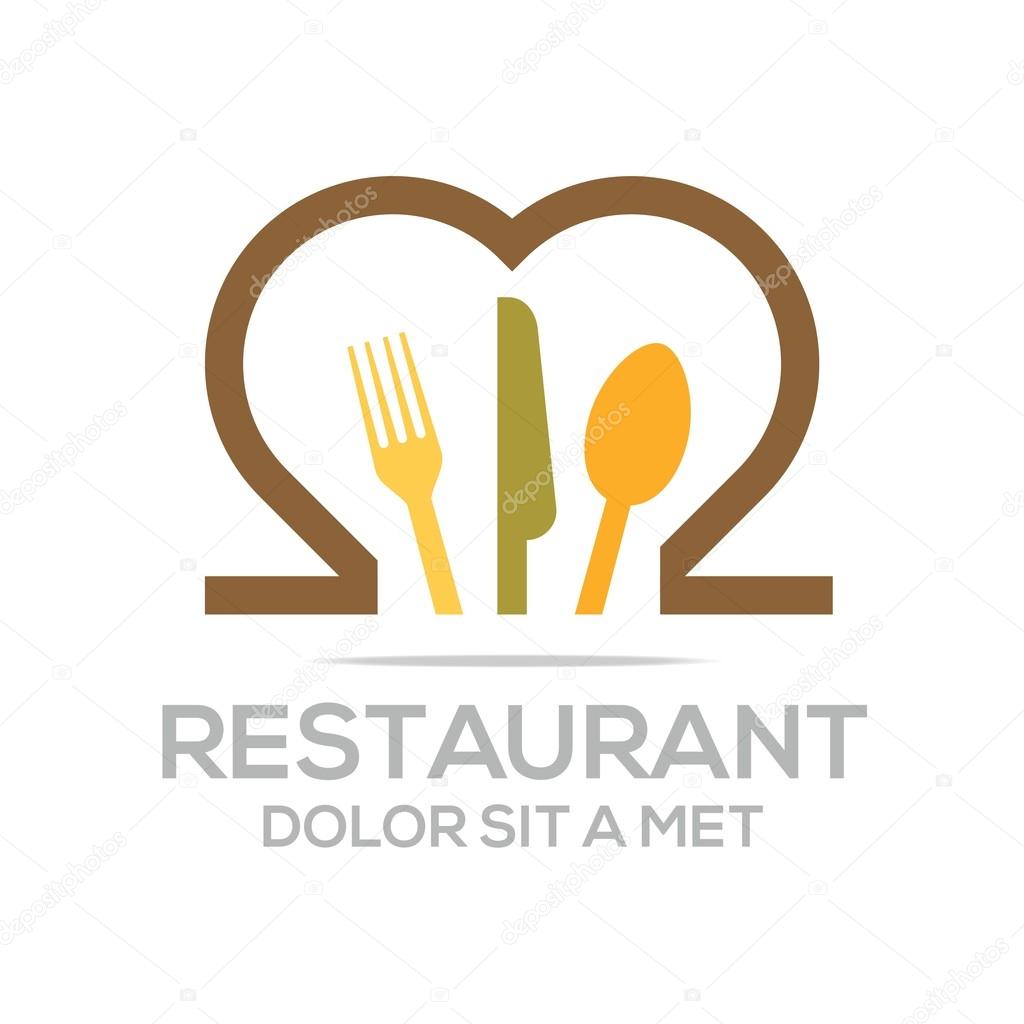 Besteck Love Kitchen Set Utensils Restaurant Logo
