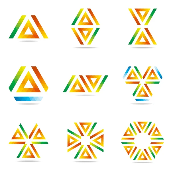 Logotipo todas las ventas vector símbolo abstracto azul — Archivo Imágenes Vectoriales