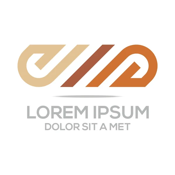 Logotipo Diseño Letra G Arco Formas Símbolo Icono Vector abstracto — Vector de stock