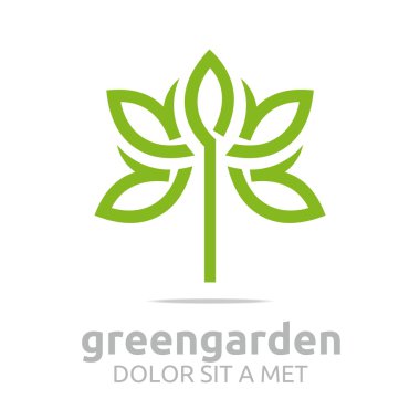 Eleman grafik simge simge vektör bağlama logo tasarımı