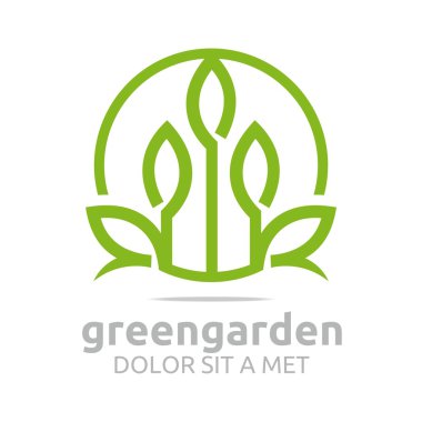 Eleman grafik simge simge vektör bağlama logo tasarımı