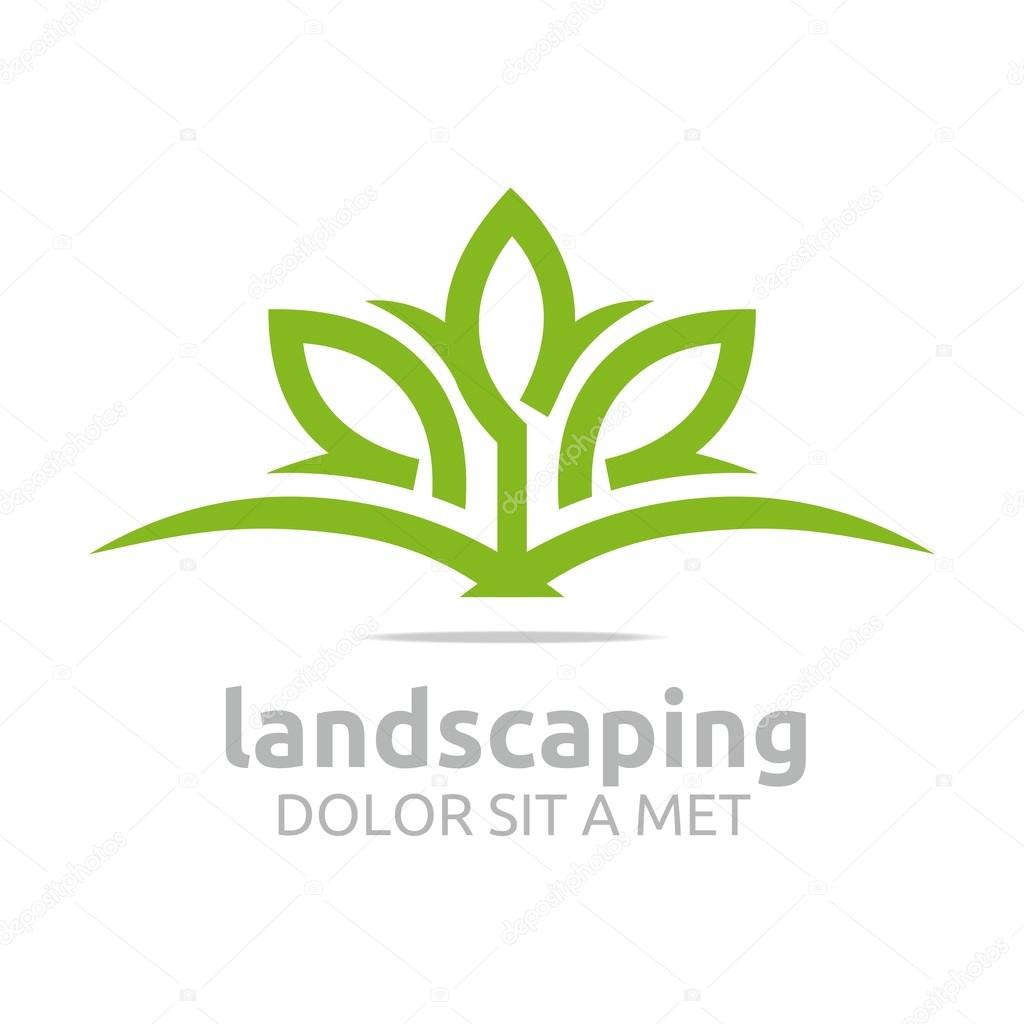 Abstract logo leaves landscaping ecology design vector Stock Vector by  ©Acongraphic 78758600, image size:1024x1024
