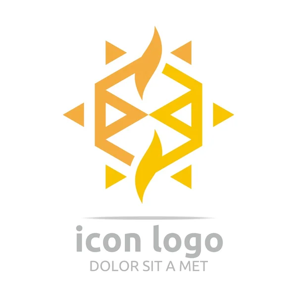 Logo Cercle abstrait Fleur Coloré Spin Design Élément de bobine Idée graphique créative — Image vectorielle