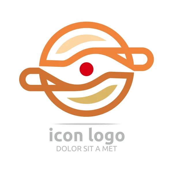 Logo Icon Circle Design Symbol Abstract — Stock vektor