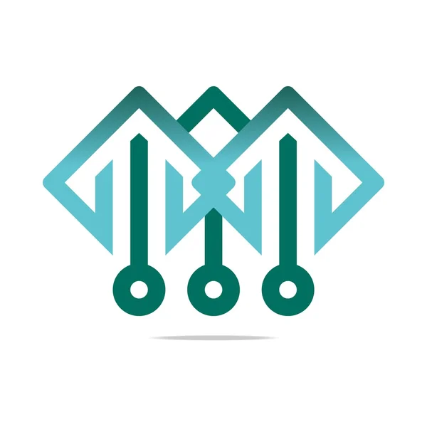 Logo colorful element design symbol icon vector — Stock Vector