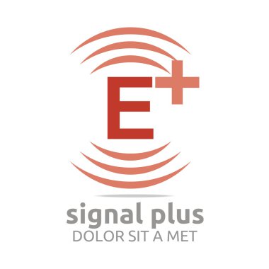 Renk alfabe kablosuz vektör yazı logo sinyal