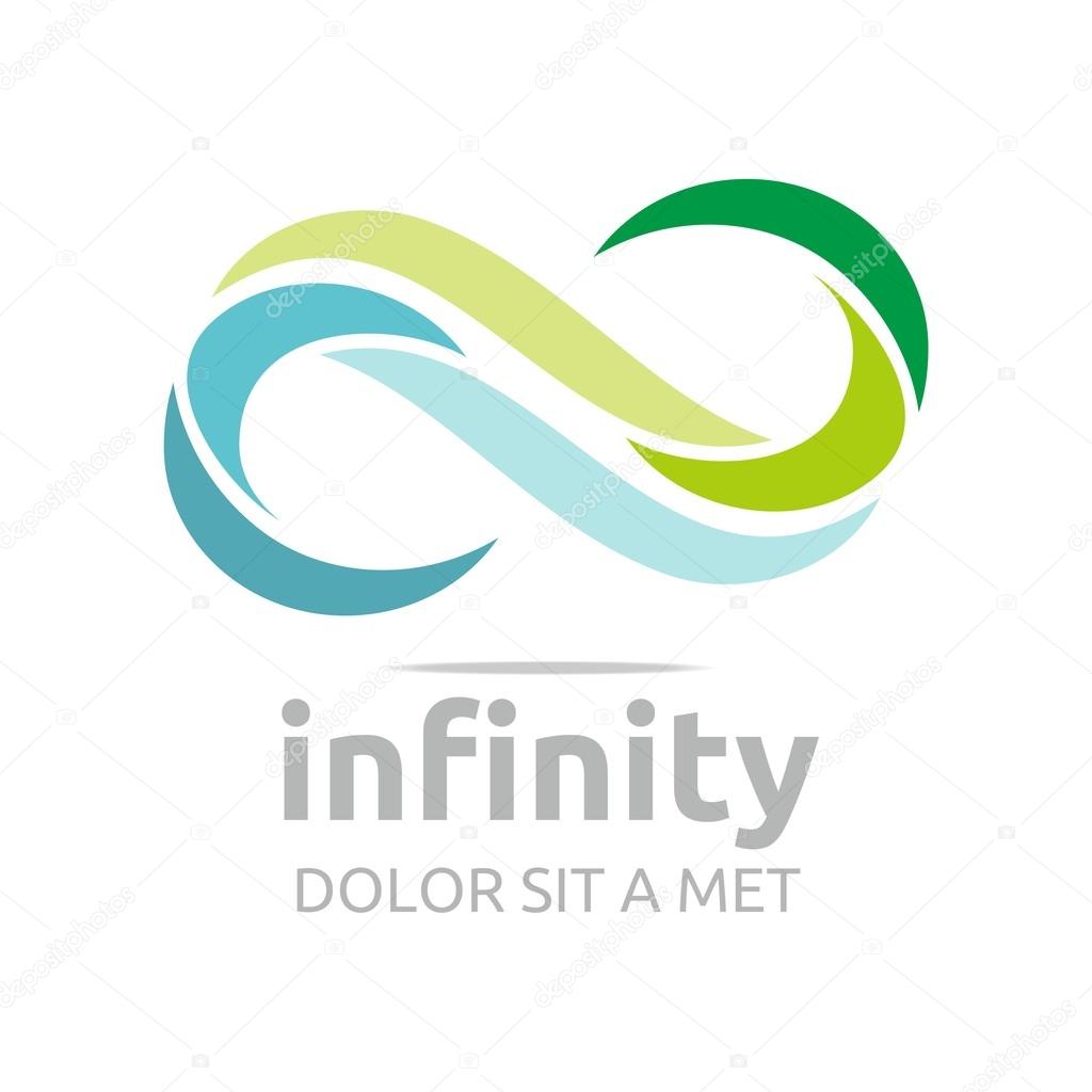 Infinity logo business company corporate letter s vector