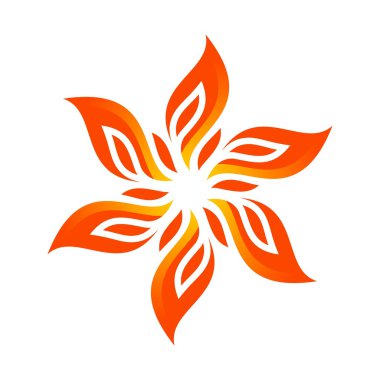 Logo alev ateş tasarım lüks logo tasarlamak vektör