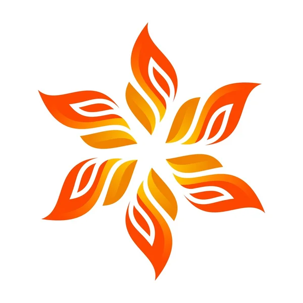 Logo alev ateş tasarım lüks logo tasarlamak vektör