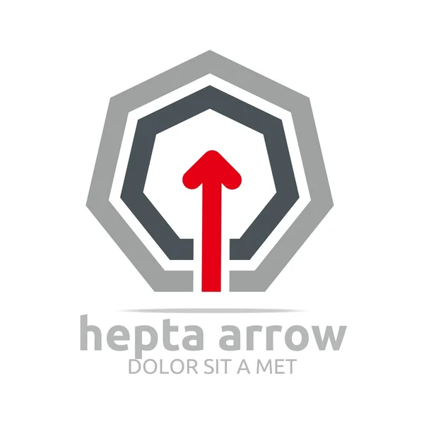 Logo octa pilen design element symbol ikonen vektor — Stock vektor