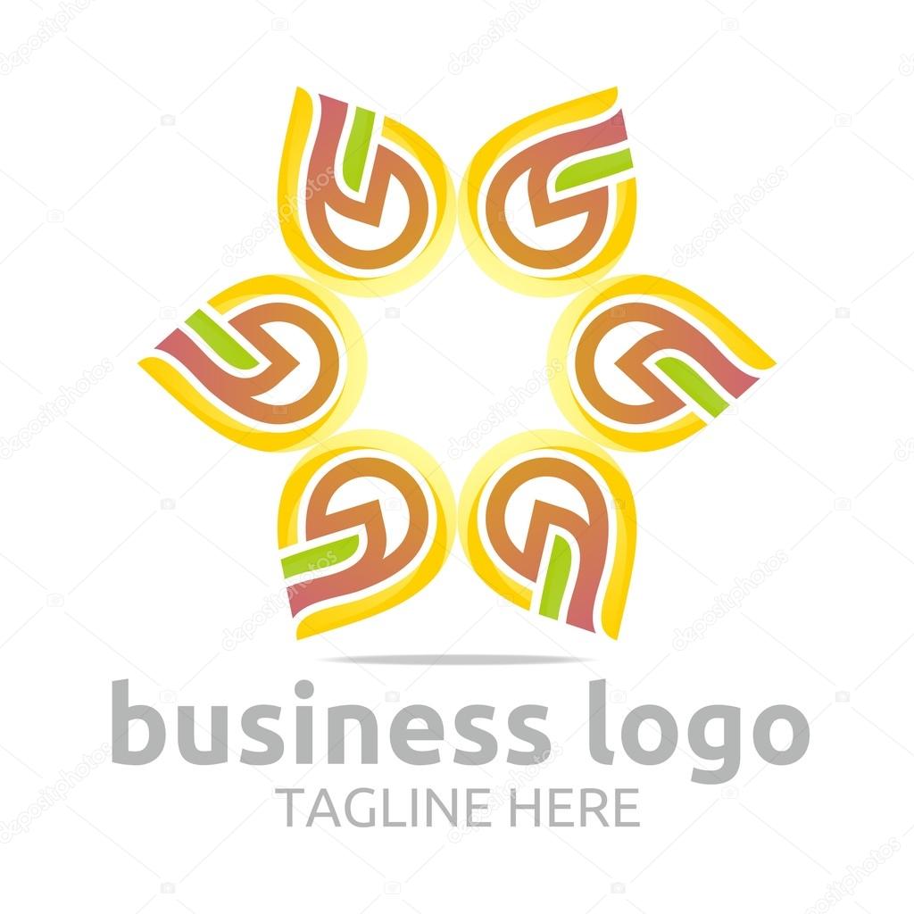 Abstract logo bussines infinity company corporate vector