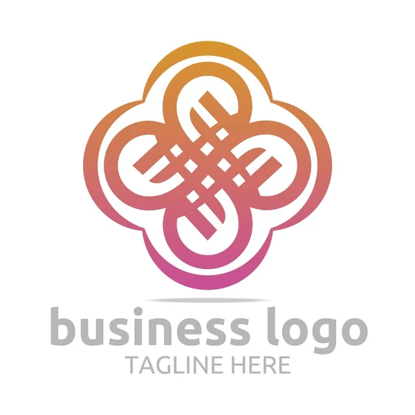 Logotipo abstracto empresas infinito empresa vector corporativo — Archivo Imágenes Vectoriales