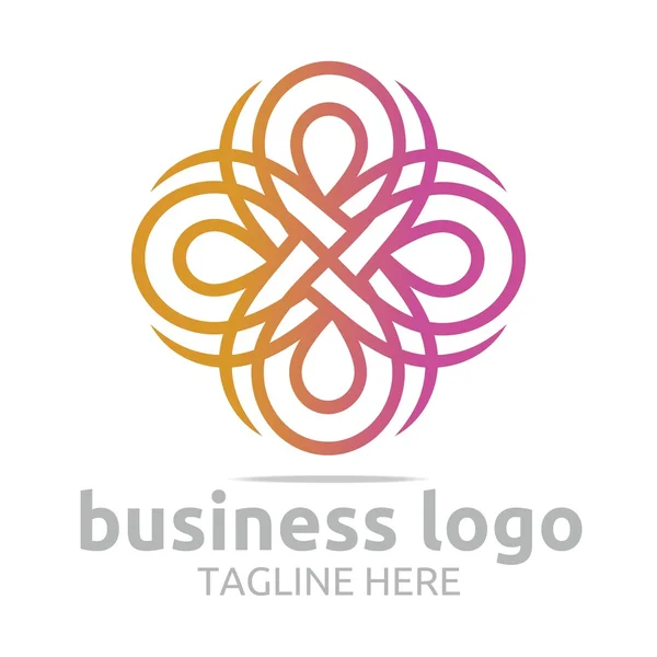 Abstracte logo bussines oneindigheid bedrijf corporate vector — Stockvector