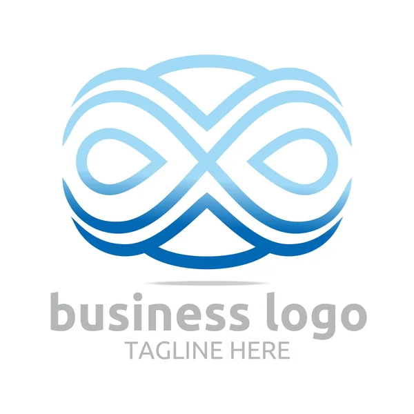 Abstracte logo bussines oneindigheid bedrijf corporate vector — Stockvector