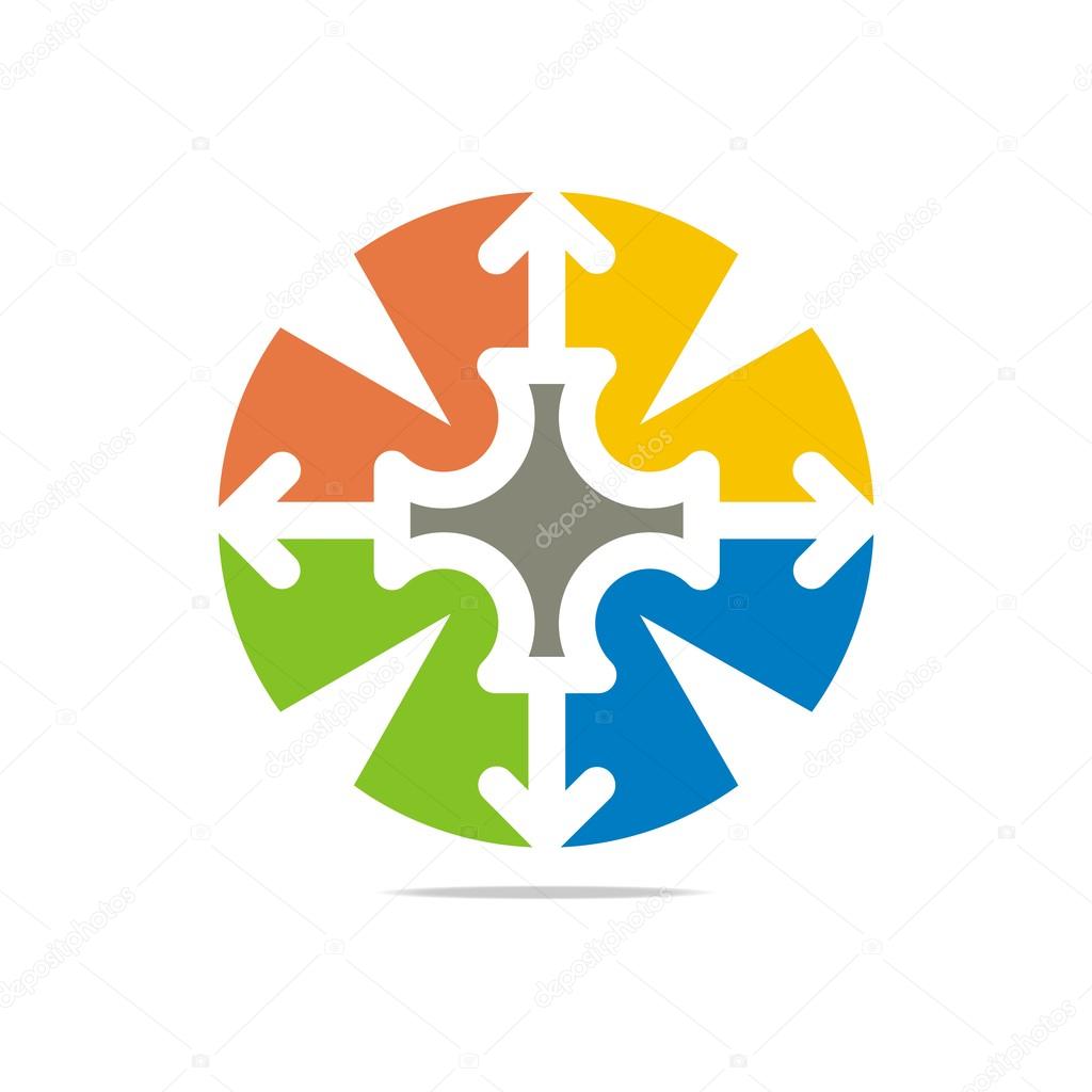 Circle, round, ecology, organic, arch, line, symbol, abstract, arrow, letter x