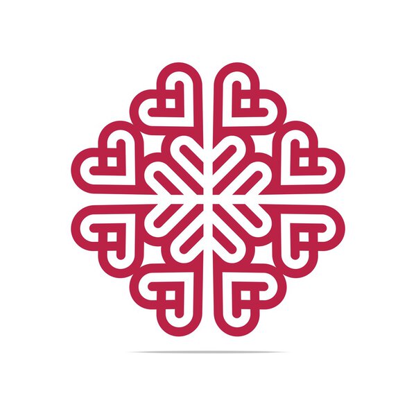 Аннотация логотипа G Love Combination Design Element Symbol Icon
